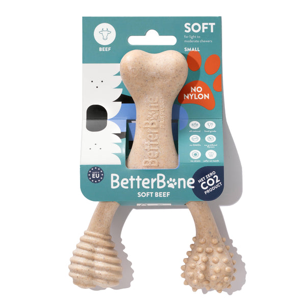 SOFT BetterBone All-Natural Sustainable Chew Toy - For SMALL Dogs