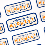 Wild Child Brand - Midwest Welcome Sticker | Retro Badge Patch Souvenir Decal