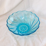 Vintage Large Blue Glass Bowl