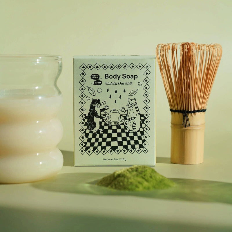 Meow Meow Tweet - Matcha Oat Milk Body Bar Soap