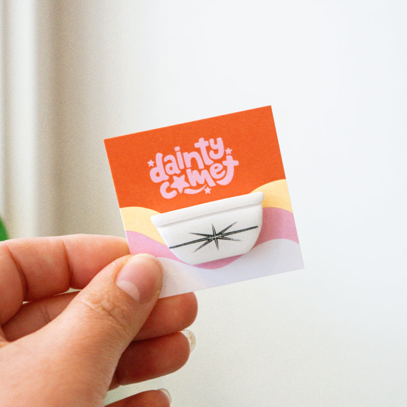 Dainty Comet - Handmade Clay Pyrex Magnets
