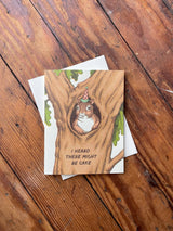 Wallflower Paper & Party - Squirrel Birthday Card