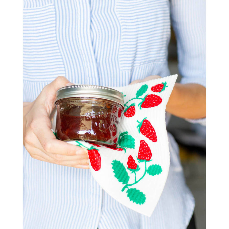 Ecologie - Strawberries Swedish Dishcloth