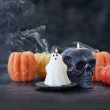 Big Dipper Wax Works - Ghost Candle – 100% Beeswax – Natural – 3” Handcrafted