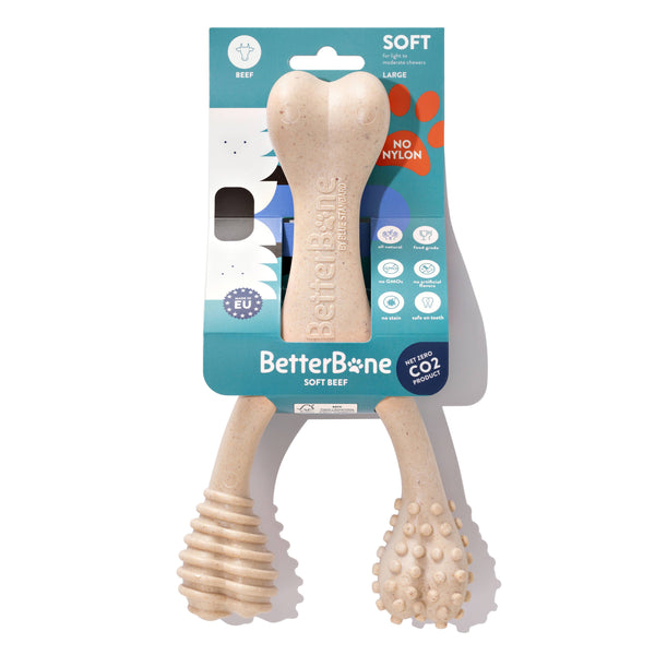 SOFT BetterBone All-Natural Sustainable Chew Toy - For SMALL Dogs