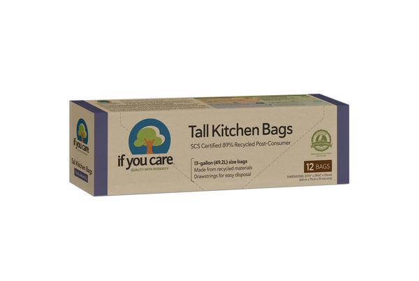 If You Care - 13 Gallon Certified 89% Recycled Post Consumer  Tall Kitchen