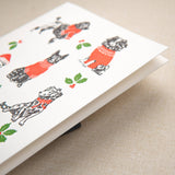 Kindred Letterpress - Dog Christmas Card | Letterpress Holiday Card