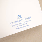 Kindred Letterpress - 21st Birthday Cake Card | Letterpress Birthday Card