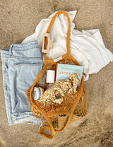 Sun Freckled Studio - French Market Bag, Reusable Grocery Bag, Mesh Produce Bag