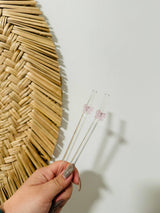 KuriArt Designs - Coquette Bow Glass Straw