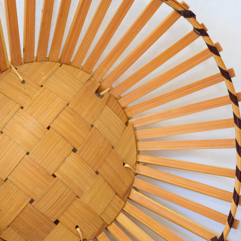 Vintage Bamboo Basket