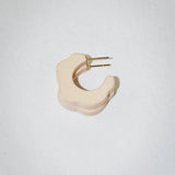 Abalone Mini Hoop Shaped Earrings - BINKY AND LULU
