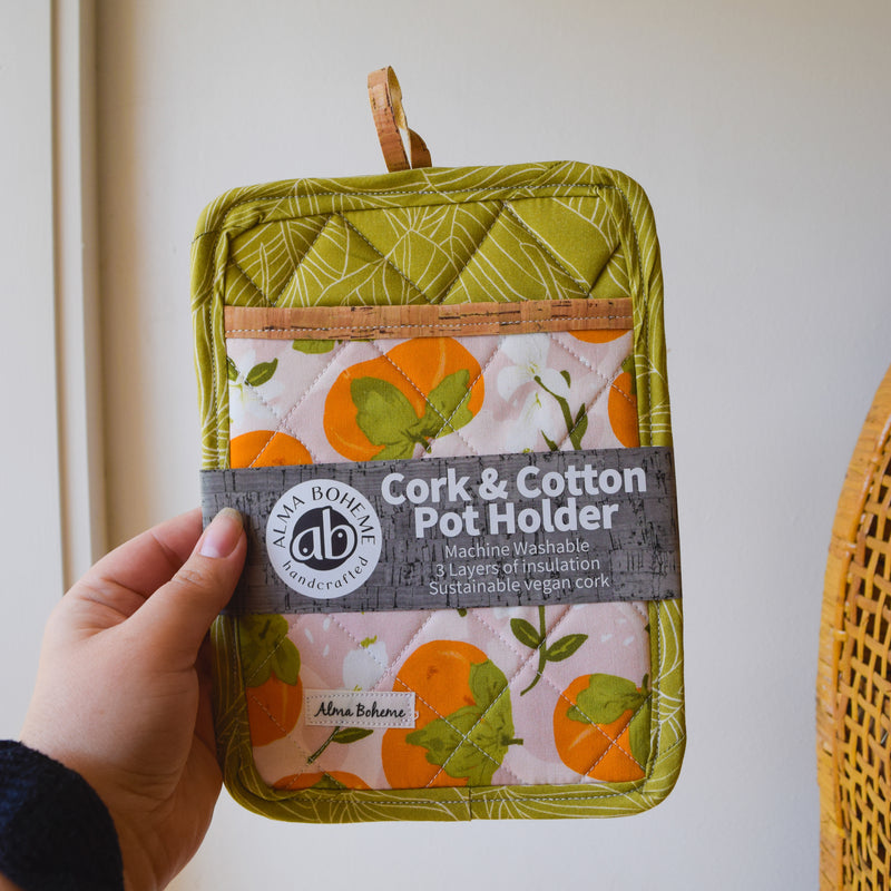 Cork & Cotton Sustainable Pot Holder