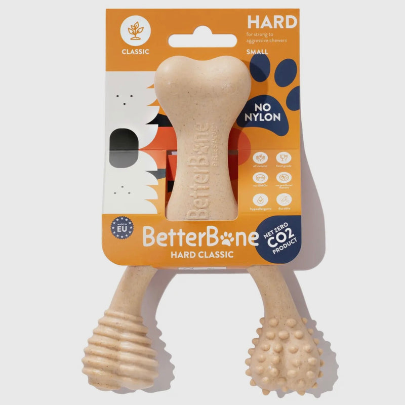 HARD BetterBone Tough All-Natural Sustainable Chew Toy - For Small Dogs