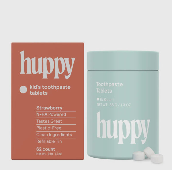 Huppy - Kid's Toothpaste Tablets - Strawberry