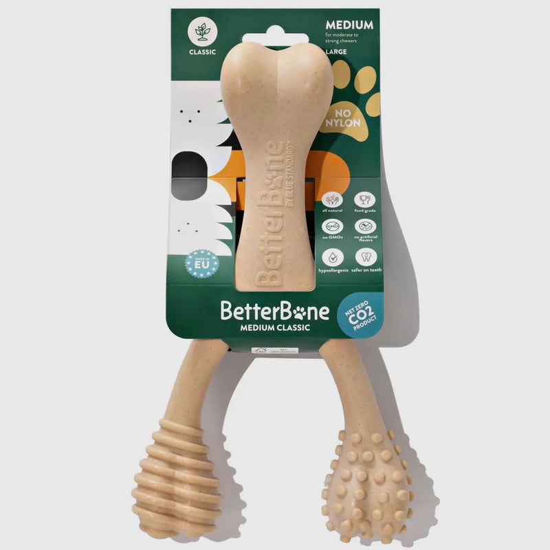 *SIZE LARGE* BetterBone All-Natural Sustainable MEDIUM Strength Chew Toy - For LARGE Dogs