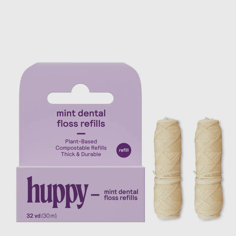 Huppy Vegan Dental Floss - Refills (2-Pack)