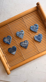 Vicky Hoffman Pottery - Heart Shape Magnets