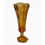 Vintage Coin Glass 8” Vase