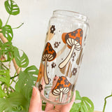 amarieacreates - Retro Floral Mushy Glass Cup