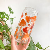 amarieacreates - Retro Floral Mushy Glass Cup