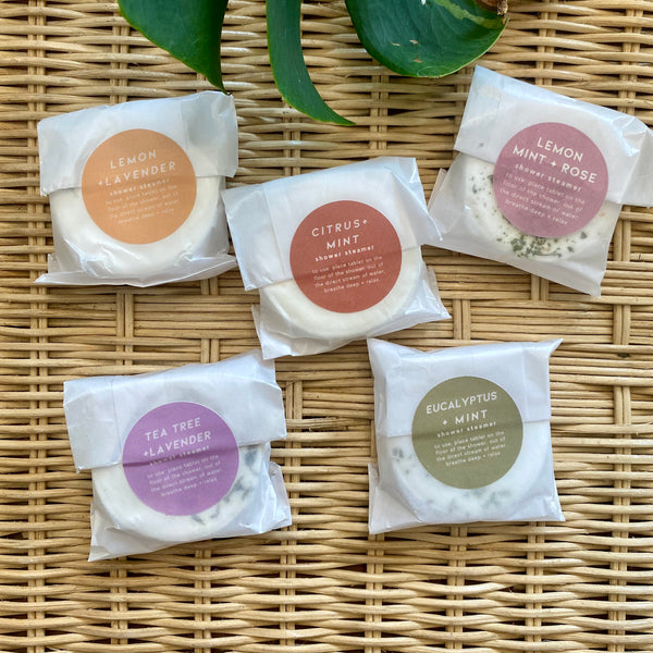 FD Market - Individually Wrapped Shower Steamers - Natural Aromatherapy Tablets