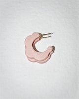 Abalone Mini Hoop Shaped Earrings - BINKY AND LULU