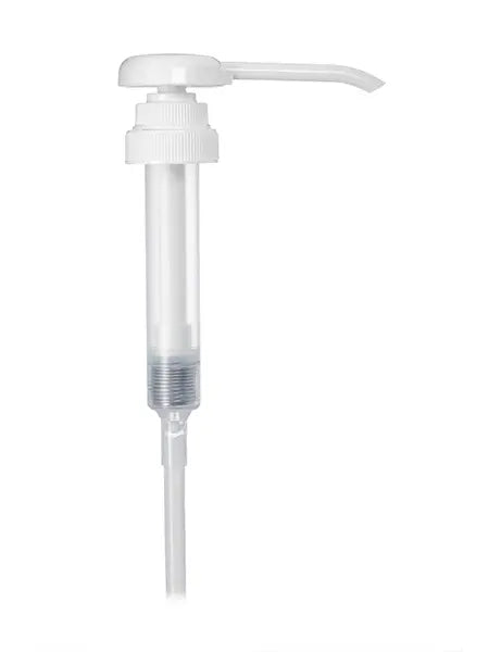 White Plastic 38-400 Down-Lock Dispensing Pump
