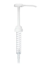 White Plastic 38-400 Down-Lock Dispensing Pump