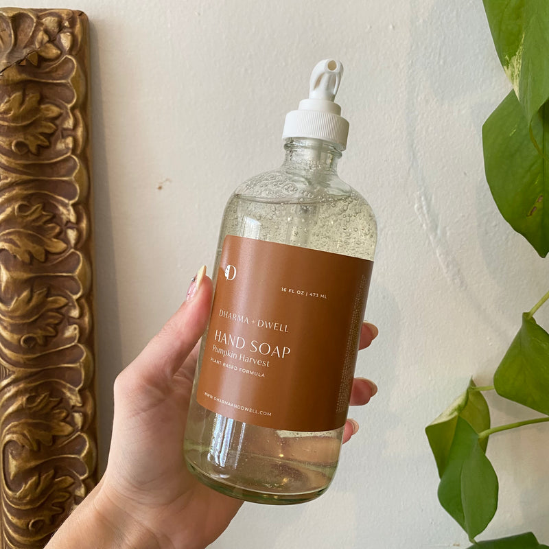 Hand Soap - Prefilled 16oz Clear Glass