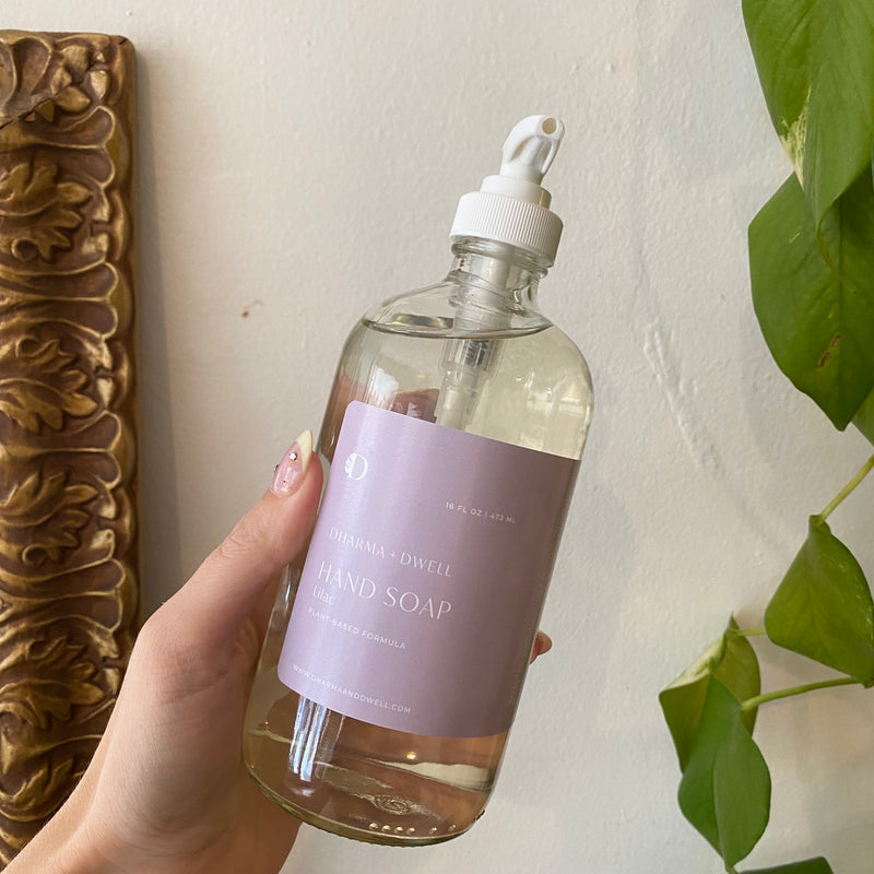 Hand Soap - Prefilled 16oz Clear Glass