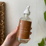 Hand Soap - Prefilled 8oz Clear Glass