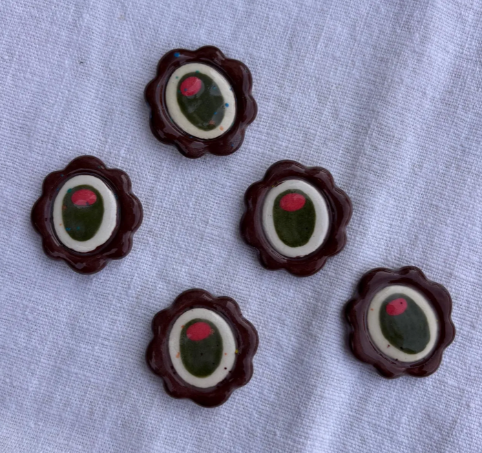 Residential Ghost Handmade Ceramic Magnets
