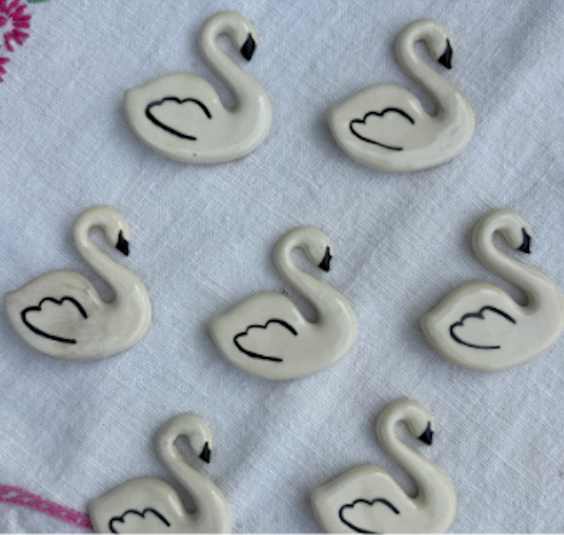 Residential Ghost Handmade Ceramic Magnets