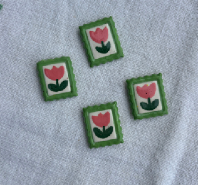 Residential Ghost Handmade Ceramic Magnets