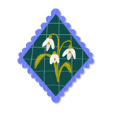 Mae Fox Creative - Scallop Framed Snowdrop Sticker