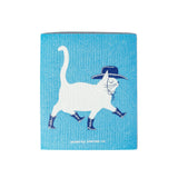 Bromstad Printing Co. - Cowboy Cat - Swedish Dishcloth