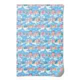 Red Cap Cards - Little Pink Houses Holiday Wrapping Paper