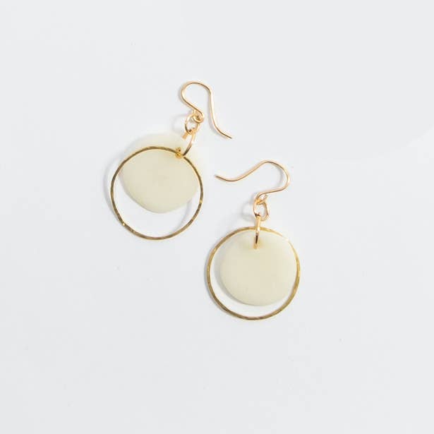 Forai - Hadeelah Porcelain Dangle Earrings