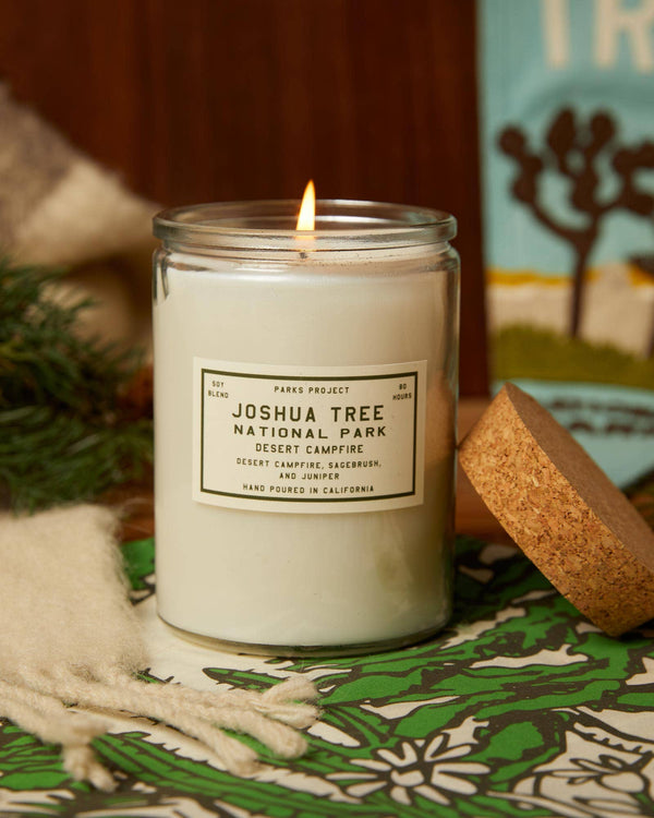 Parks Project - Joshua Tree Desert Campfire Candle