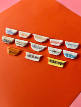 Dainty Comet - Handmade Clay Pyrex Magnets