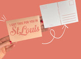 Green Bean Graphics - Postcard: I got this for you in St. Louis