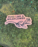 Brass Earth - Mind Like a Wildflower Vinyl Sticker