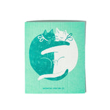 Bromstad Printing Co. - Cuddle Cats - Swedish Dishcloth