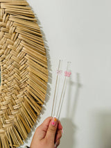 KuriArt Designs - Coquette Bow Glass Straw