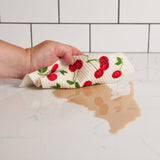 Ecologie - Cherries Swedish Dishcloth