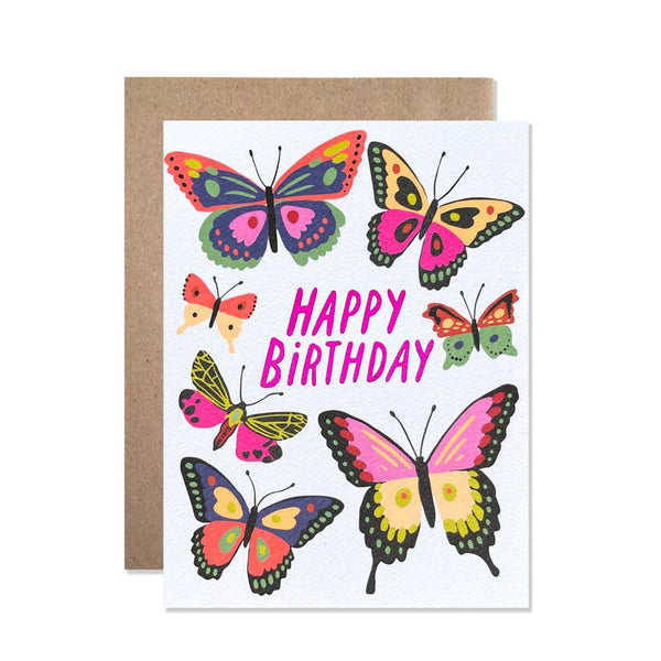 Hartland Cards - Birthday / Happy Birthday Butterflies