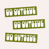 Union Made - Go Outside - Bumper Sticker