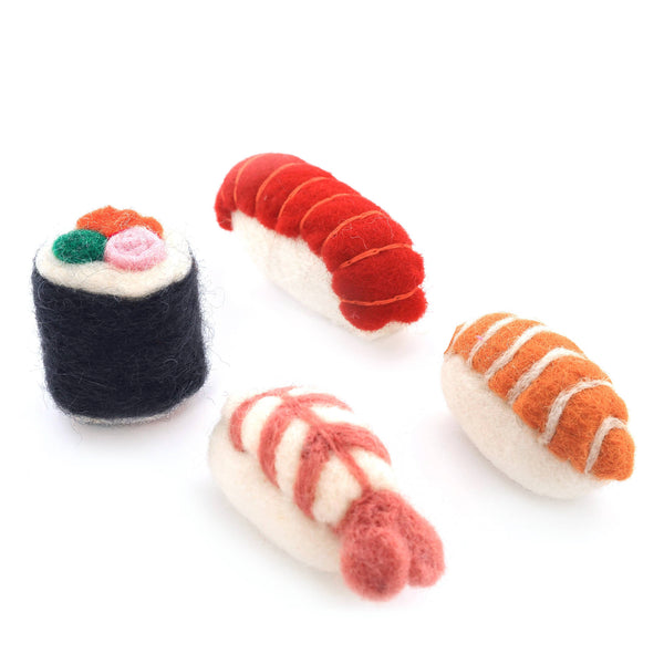 The Foggy Dog - Sushi Cat Toy,  Salmon Nigiri