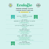 Ecologie - Winter Wheels Cat Swedish Dishcloth